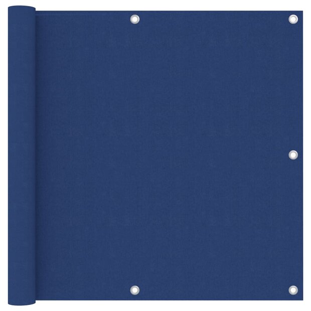 Balkonscherm 90x400 cm oxford stof blauw 1