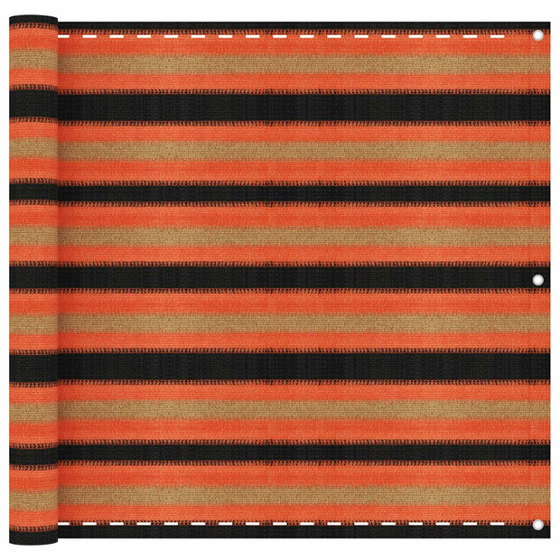 Balkonscherm 90x300 cm HDPE meerkleurig 1