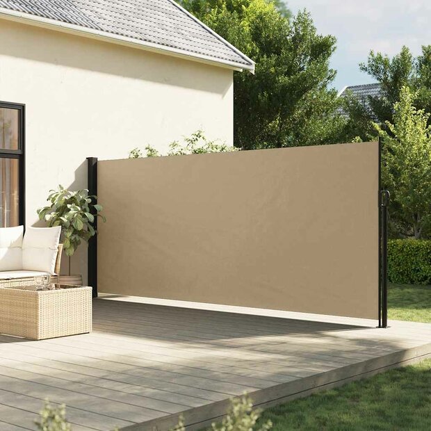 Windscherm intrekbaar 170x300 cm beige 1