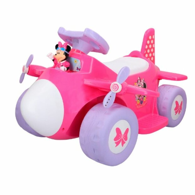 Elektrische Kinderauto Minnie Mouse Batterij Vliegtuigje 6 V 1