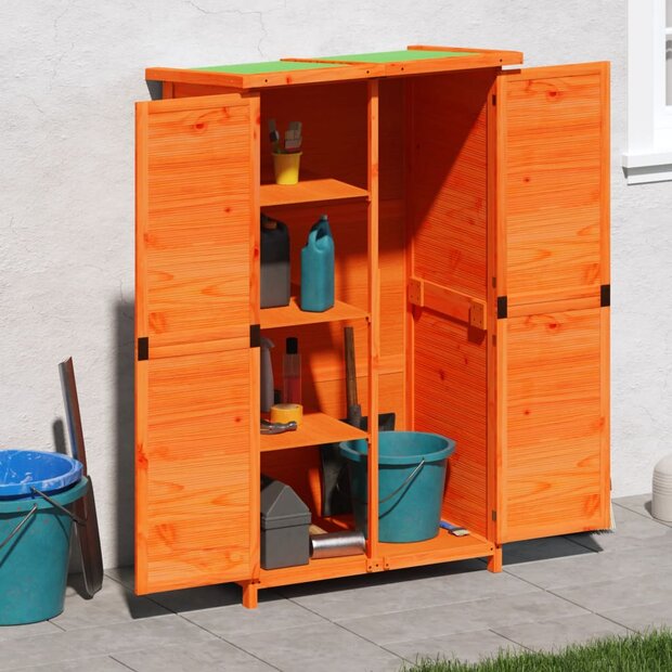 Tuinschuur 83x57x140 cm massief grenenhout bruin 1