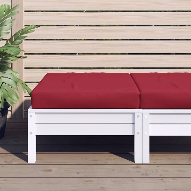 Palletkussen 60x60x8 cm oxford stof wijnrood 1