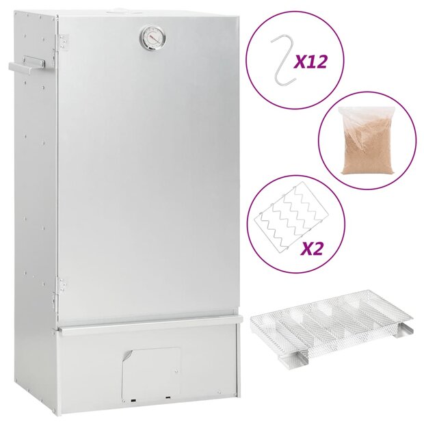 BBQ-rookoven met koude rookgenerator gegalvaniseerd staal 1