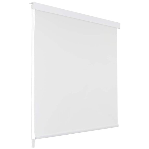 Rolgordijn voor douche 80x240 cm wit 1