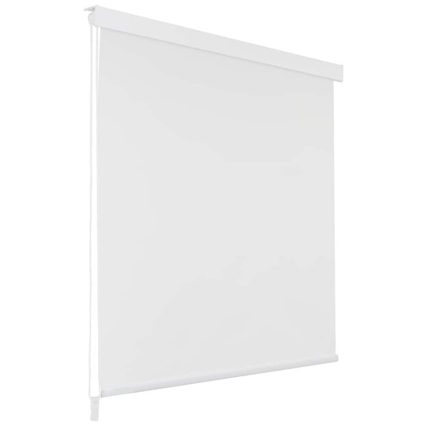 Rolgordijn voor douche 100x240 cm wit 1