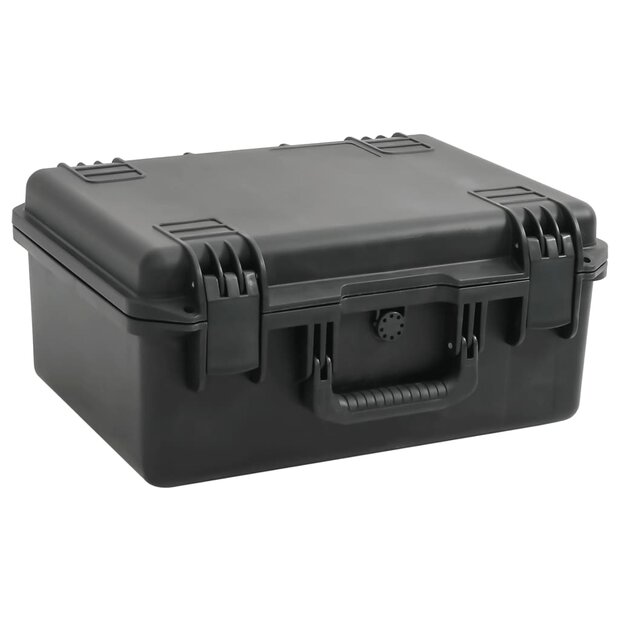 Flightcase draagbaar 49x38x23 cm PP zwart 1
