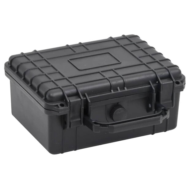 Flightcase draagbaar 24x19x11 cm PP zwart 1