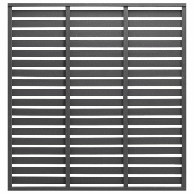 Schuttingpaneel 180x180 cm HKC grijs 1