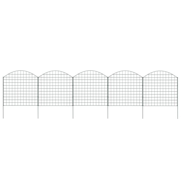 Schuttingset gebogen 77,5x78,5 cm groen 1