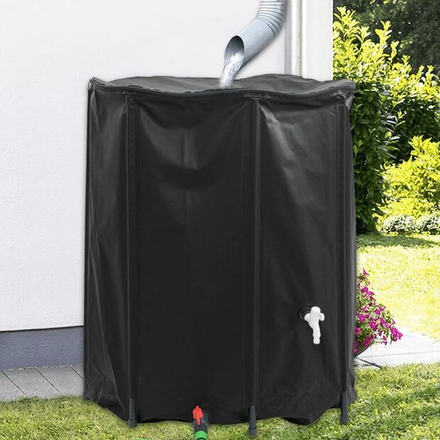Watertank met kraan opvouwbaar 1250 L PVC 1
