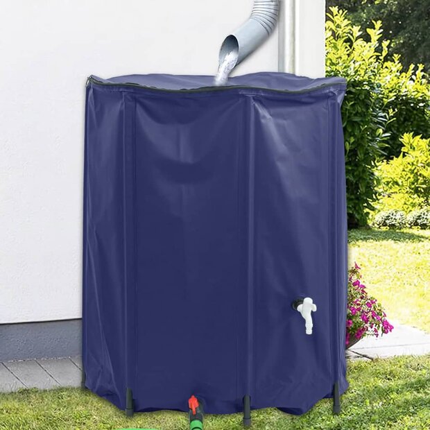 Watertank met kraan opvouwbaar 1250 L PVC 1