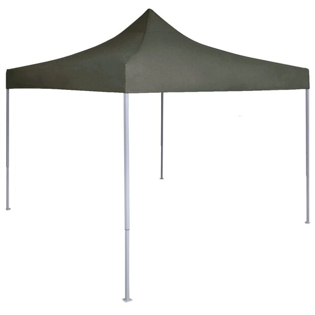 Partytent professioneel inklapbaar 2x2 m staal antraciet 1