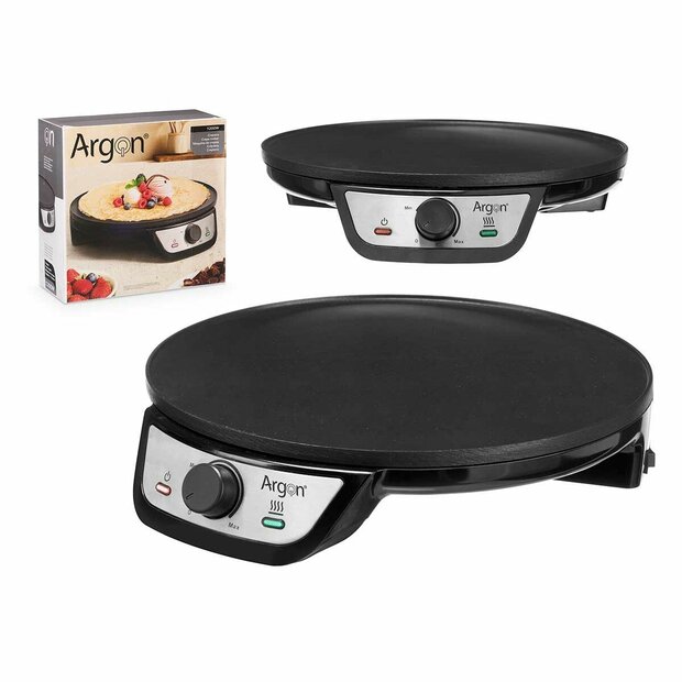 Pannenkoekenmaker Argon Y-8906 Zwart 1200 W 1