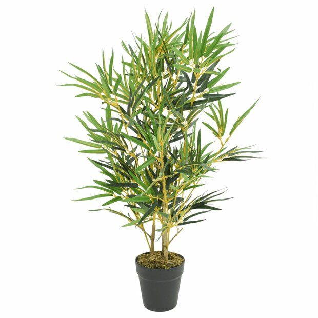 Kunstplant bamboe 368 bladeren 80 cm groen 1