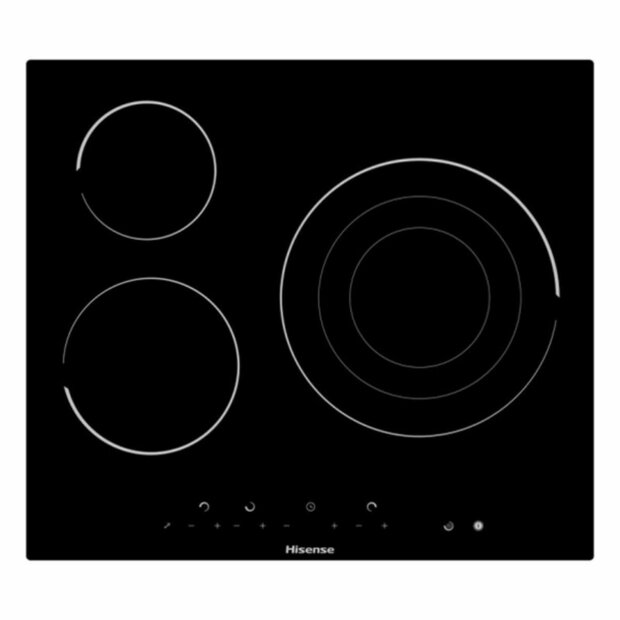Vitrokeramische kookplaat Hisense 1 60 cm Zwart 60 cm 5700 W 1