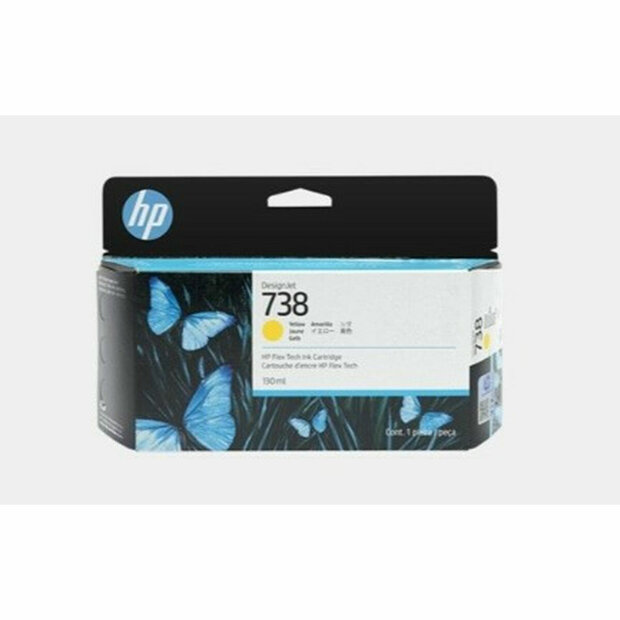 Originele inktcartridge HP 498N7A Geel 1