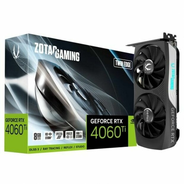 Videokaart Zotac Geforce RTX 4060 Ti 8 GB RAM GDDR6 1