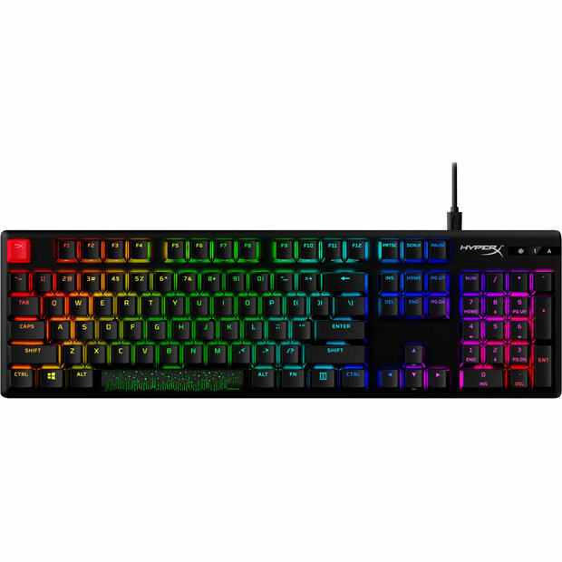 Gaming Keyboard Hyperx 639N3AA#ABE QWERTY Zwart 1