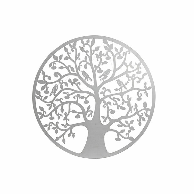 Wanddecoratie Home ESPRIT Wit Boomstructuur Shabby Chic 99 x 2 x 99 cm 1