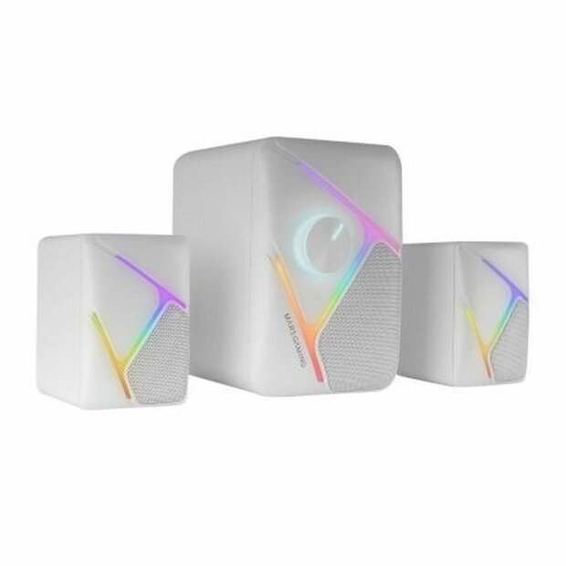 PC speakers Mars Gaming MSH21W Wit 4 W Bluetooth luidspreker 1