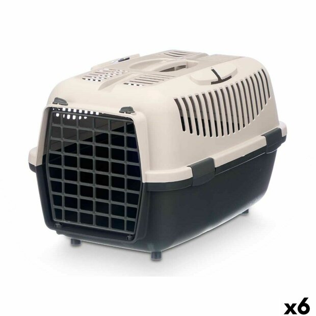 Draagmand Mascow ARET080 Antraciet Lichtgrijs Plastic 36 x 35 x 55 cm (6 Stuks) 1