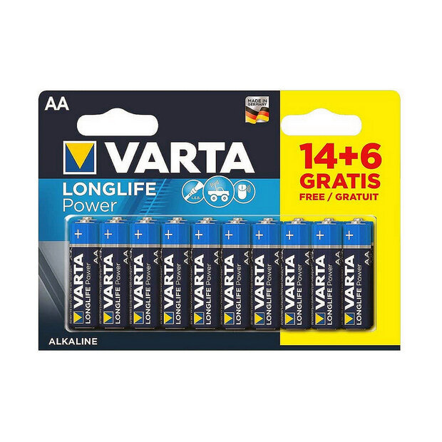 Batterijen Varta Longlife Power (20 Onderdelen) 1