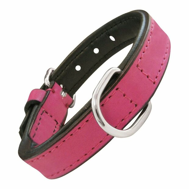 Hondenhalsband Gloria Gestoffeerd Fuchsia (40 cm) (40 x 2 cm) 1