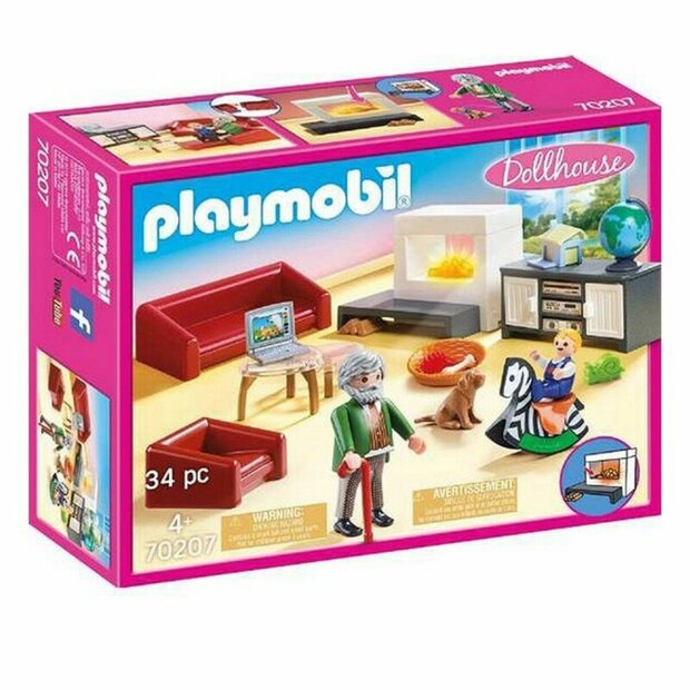 Playset Dollhouse Living Room Playmobil 70207 Eetkamerset (34 pcs) 1