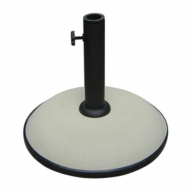 Marbueno Parasol Rond Beton 36x29,5 cm 11KG Wit Tuin, Zwembad en Terras 10445 1