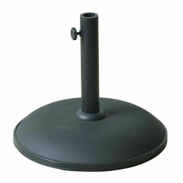 Marbueno Parasol Rond Cement 41,5x35 cm 15KG Zwart Tuin, Zwembad en Terras 10447 1