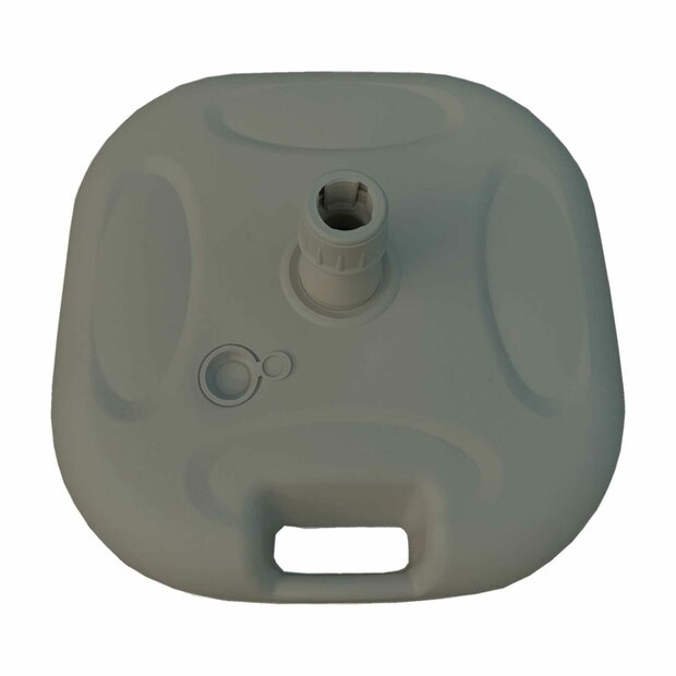 Marbueno Basis Parasol Kunststof 45x45x14 cm 20L Wit Tuin, Zwembad en Terras 1