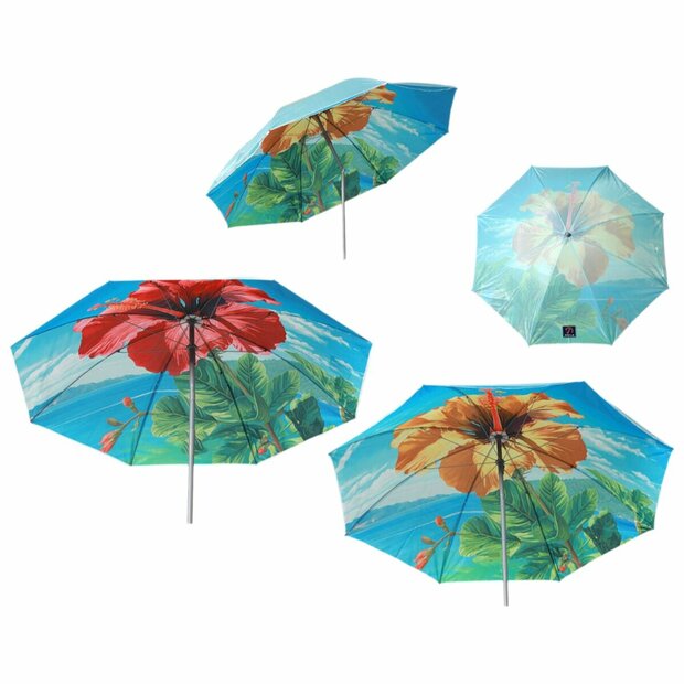 Strandparasol &Oslash; 220 cm SPF50+ Bloem 1