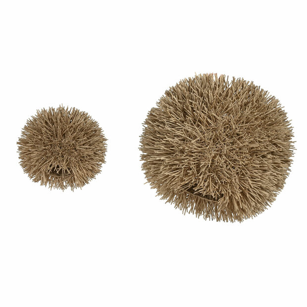 Lampenkap Home ESPRIT Natuurlijk Bamboe 66 x 66 x 52 cm 1