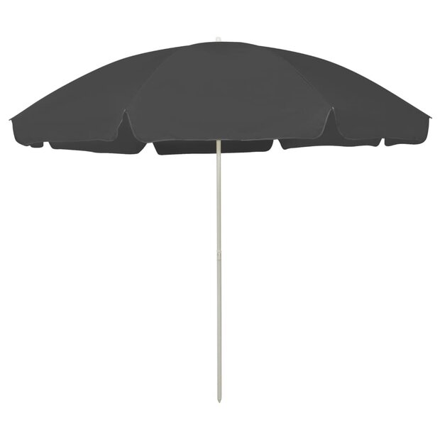 Strandparasol 300 cm antracietkleurig 1