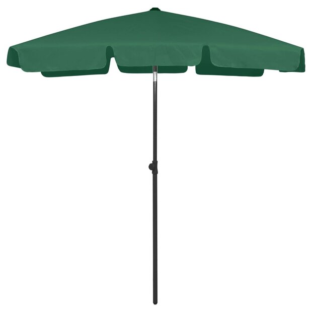 Strandparasol 180x120 cm groen 1