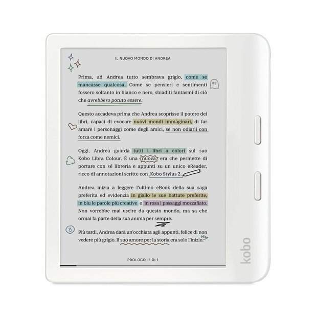 E-reader Rakuten N428-KU-WH-K-CK Wit 32 GB 7&quot; 1