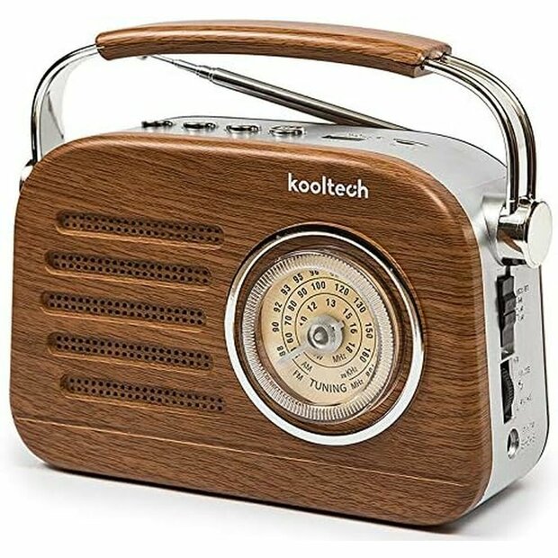 Draagbare Bluetooth Radio Kooltech Retro AM/FM 1
