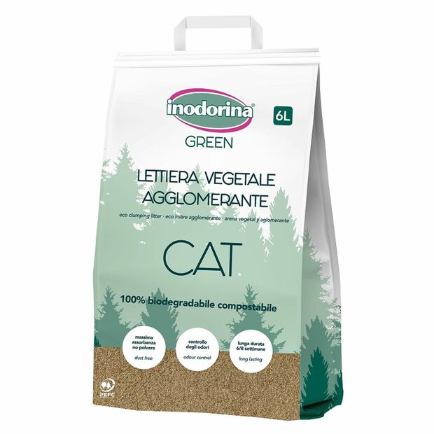 Kattenbakvulling Inodorina Ongeparfumeerd 6 L 1