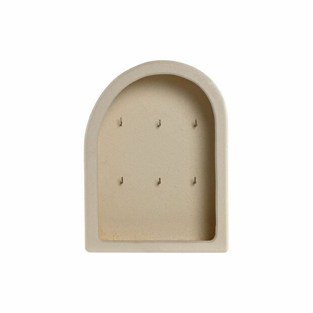 Sleutelkastje Home ESPRIT Beige 20,5 X 8,5 X 27,5 cm 1