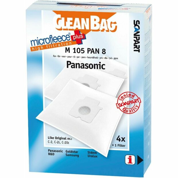 Stofzuigerzak Scanpart M 105 PAN 8 1