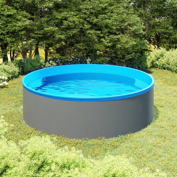 Splasher pool 350x90 cm grijs 1