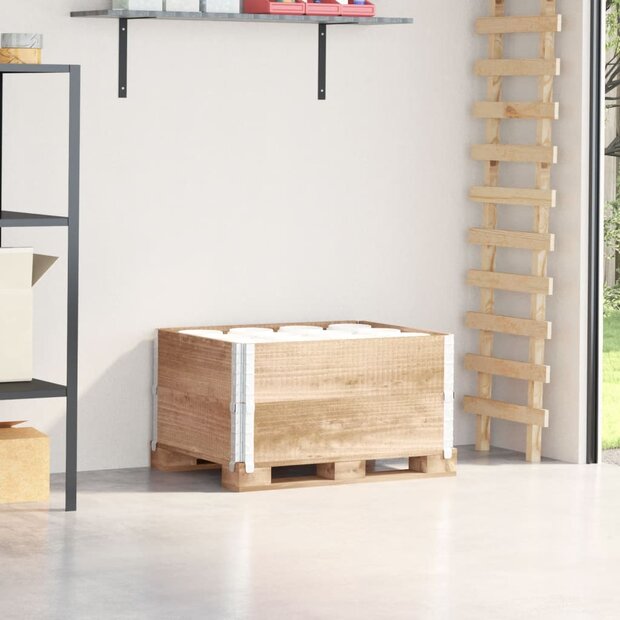 Palletopzetranden 2 st 80x60 cm massief grenenhout 1