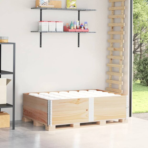 Palletopzetranden 2 st 150x100 cm massief grenenhout 1