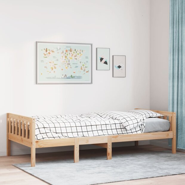 Kinderbed zonder matras massief grenenhout 90x200 cm 1