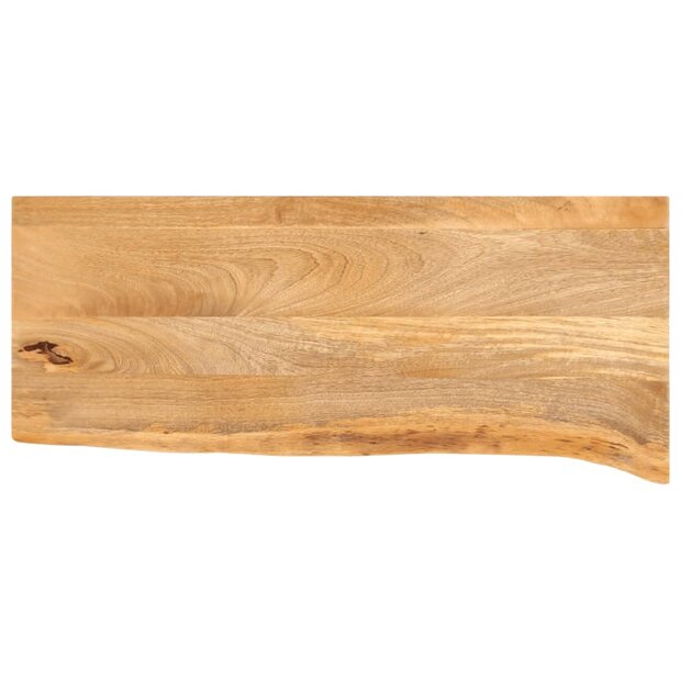 Tafelblad met natuurlijke rand 70x20x3,8 cm massief mangohout 1