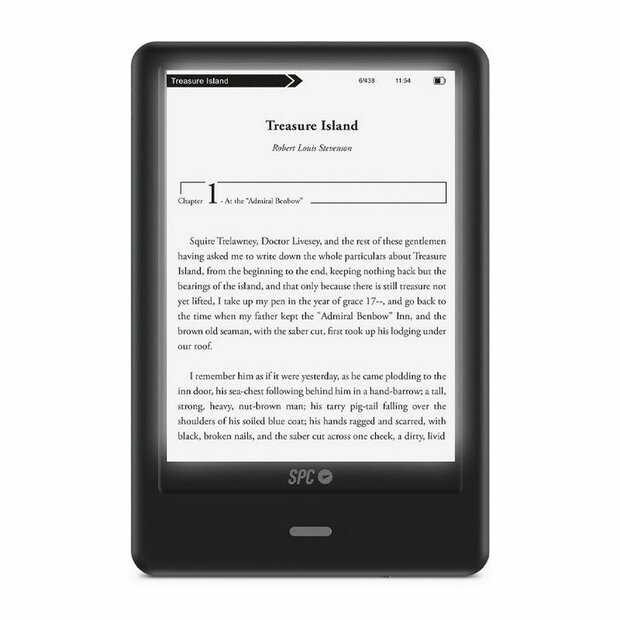 E-reader SPC 5615A Zwart 1