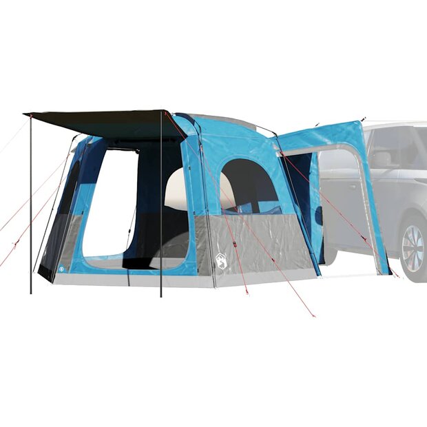 Autotent 4-persoons waterdicht blauw 1