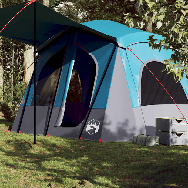 Tent 5-persoons waterdicht blauw 1