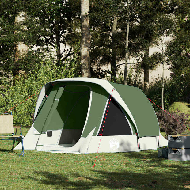 Tent 4-persoons waterdicht groen 1