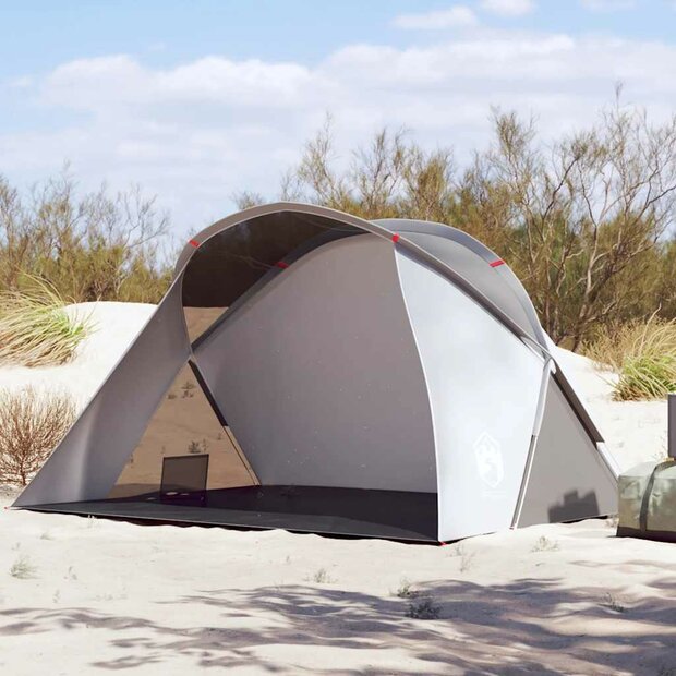 Strandtent 2-persoons pop-up waterdicht grijs 1